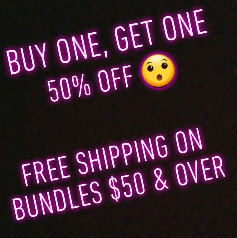Buy One, Get One 50% off & Free Shipping $50&over